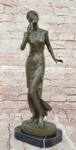 Statue bronze chaud une - statue,