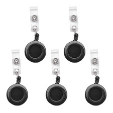 5 Pcs Porte Badge Enrouleur