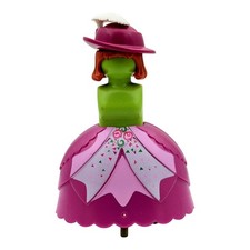 Playmobil mannequin vert robe rose chapeau boutique ville lâche