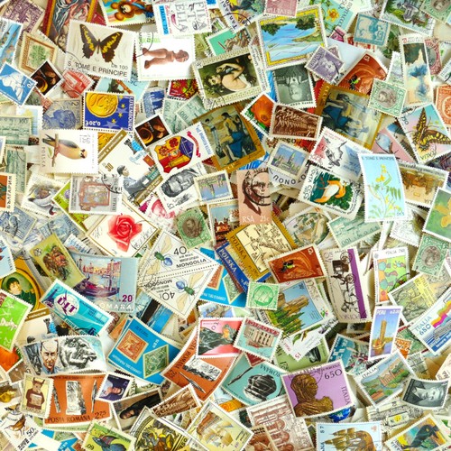 Timbres décollés tous pays