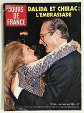 ►JOURS DE FRANCE n°1474 - 1983 - DALIDA - FREDERIC DARD - BROOKE SHIELDS - GOYA