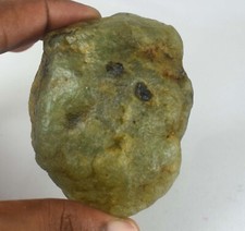Spécimen minéral brut pierre précieuse naturelle non traitée préhnite verte d...