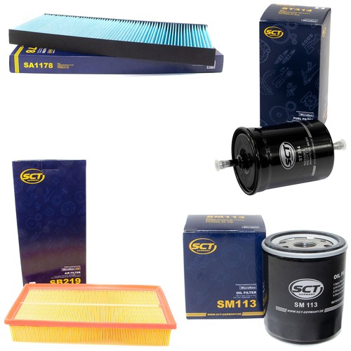 Set filtres sct carburant - filtres, carburant-