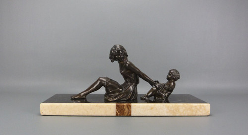 Belle statue art déco - déco, "femme