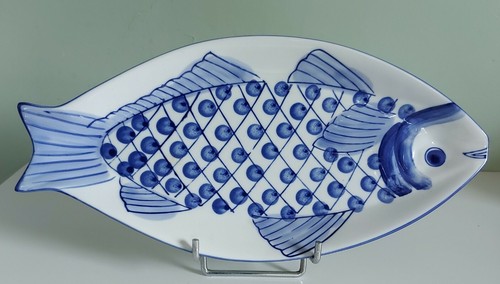 Plat zoomorphe poisson - plat,