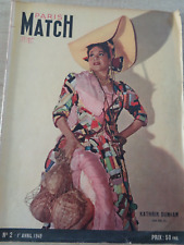 ? Paris Match  N° 2 du 1er avril 1949