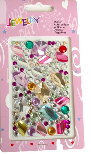Strass perles adhésifs - et,