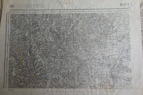 Carte etat major - etat-major, xixè