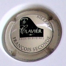 capsule de champagne SECONDE-francois n°  22 cote 4 ( cuvee CLAVIER )