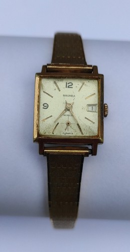 Montre plaqué brunex pour - plaqué, or