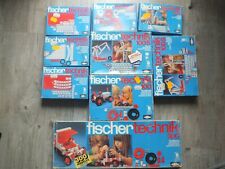 Fischer Technik - Lot De 9 Boites d'occasion ayant servi au jeu
