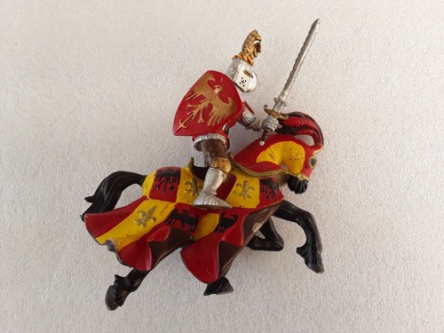 Papo 2002 chevalier - +, destrier