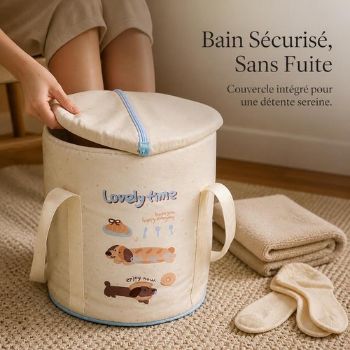 Bassin pieds pliable - pieds,