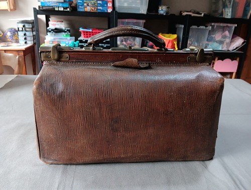 Sacoche voyage ancienne h - sacoche,