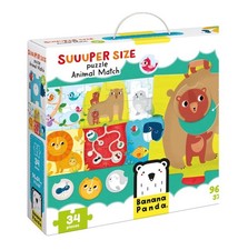 Banana Panda Puzzle Géant Assorti Aux Animaux 2+