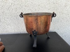 Chaudron miniature en cuivre
