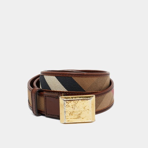 Ceinture burberry marron - marron, à