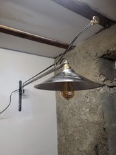 Applique murale articulée industrielle – Lampe potence métal –vintage loft