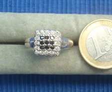 B36 Jolie Bague Argent Massif