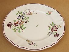 ancien plat rond en faïence
