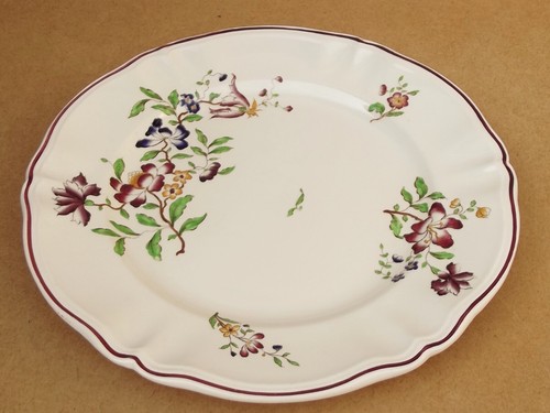 Ancien plat rond faïence - ancien,