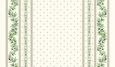 Nappe  coton enduit 1m50/1m20 ramatuelle écru - MCTISSUS - 3700913803091