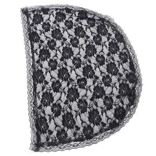 Voile dentelle noire - de,