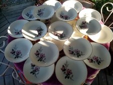 20 Assiettes Plates Faience de