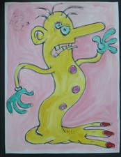 Peinture à la gouache de