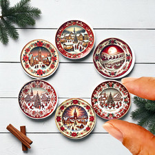 Lot de 6 assiettes de Noël