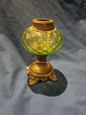 Joli Pied De Lampe A Petrole En Ouraline