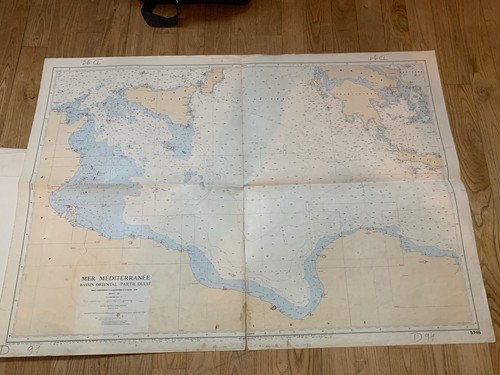 Carte marine ancienne