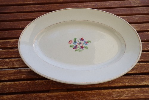 Plat service ovale - plat, de