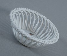 Coupe porcelaine Herend panier coupe ajourée Ø 13 cm n°7371 vintage
