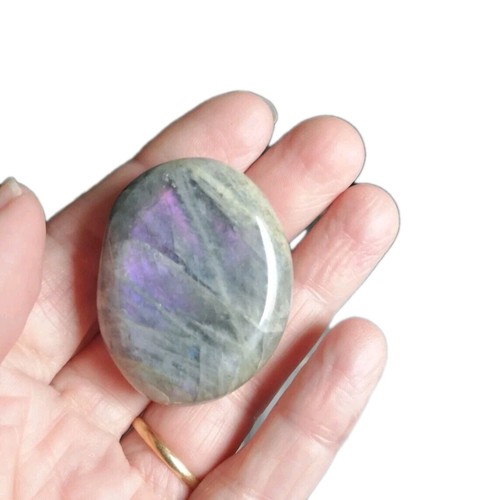 Galet labradorite violette - ,
