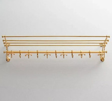 Porte-manteau ancien en laiton