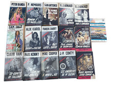 ANCIEN LOT DE 16 LIVRES POCHE ÉDITION FLEUVE NOIR SAN ANTONIO GERARD DE VILLIERS