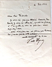 SEJOUR Victor, (1817-1874) écrivain franco-américain, auteur de Le mulâtre, 1837