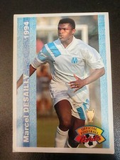 MARCEL DESAILLY OM CARTE PANINI UNFP FOOTBALL CARDS 1993 1994 #92