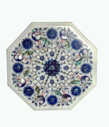 Marble table top semi - 12",