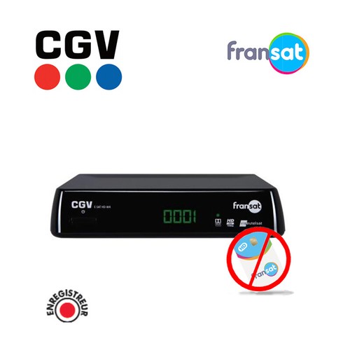 Cgv décodeur satellite - cgv, hd