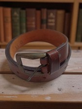 Ceinture homme rétro en cuir Yves, ancien modèle made in France, vintage élégant