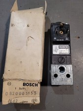 Vanne pneumatique BOSCH 0 820 005 153 En TBE DE FONCTIONNEMENT Testé Ok ?  