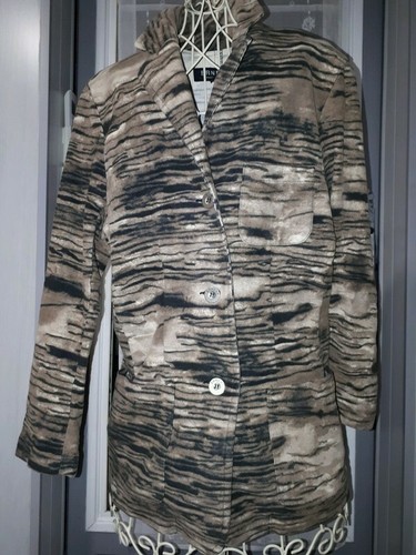 Veste longue imprimé tigre