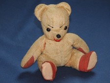 Ours ancien en mohair beige, H