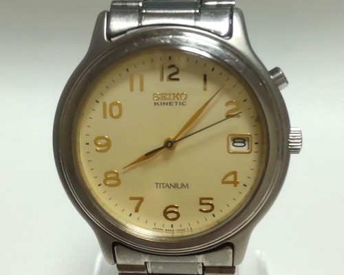 Seiko kinetic mens watch - seiko, 36mm