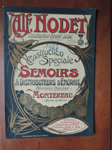 Catalogue semoirs nodet - semoirs, af
