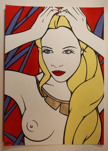 Art dessin original femme - dessin,