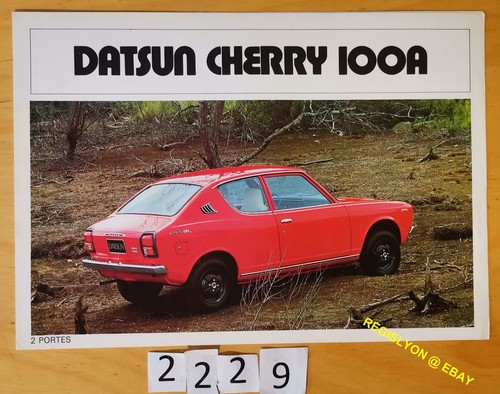 Datsun cherry 100a - datsun, prospectus