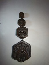 Poids en Fonte série de quatre Mesures balance Roberval